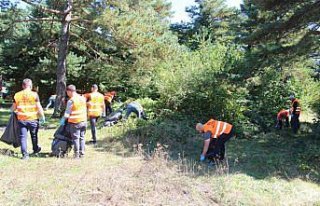 Erbaa'da çöp toplama etkinliği düzenlendi