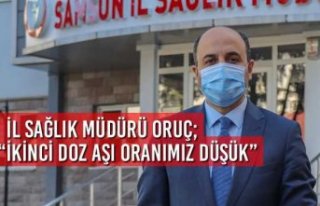 İl Sağlık Müdürü Oruç; “İkinci Doz Aşı...
