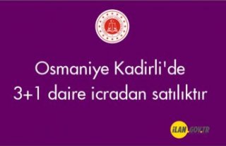 Osmaniye Kadirli'de 3+1 daire icradan satılıktır