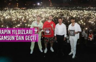 Rapin Yıldızları Samsun’dan Geçti