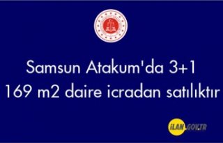Samsun Atakum'da 3+1 169 m2 daire icradan satılıktır