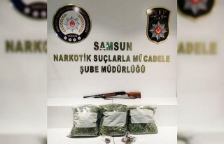 Samsun'da uyuşturucu operasyonunda 1 kişi gözaltına...