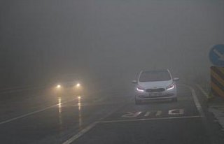 Bolu Dağı'nda sağanak ve yoğun sis ulaşımı...