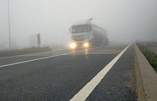 Bolu Dağı'nda sis ulaşımı olumsuz etkiliyor