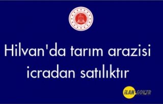 Hilvan'da tarım arazisi icradan satılıktır