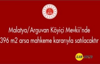 Malatya/Arguvan Köyiçi Mevkii'nde 396 m² arsa...