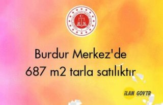 Burdur Merkez'de 687 m² tarla icradan satılıktır