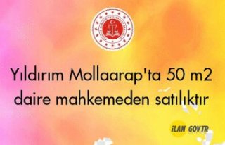 Bursa Yıldırım Mollaarap'ta 50 m² daire mahkemeden...
