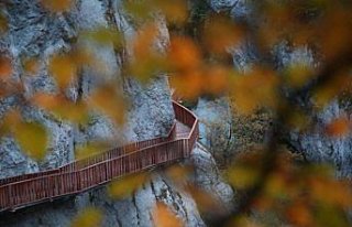 Horma Kanyonu ve Ilıca Şelalesi sonbahar renklerine...
