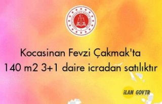 Kocasinan Fevzi Çakmak'ta 140 m² 3+1 daire...