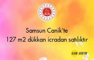 Samsun Canik'te 127 m² dükkan icradan satılıktır