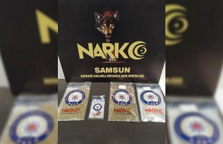 Samsun'da uyuşturucu operasyonlarında yakalanan...