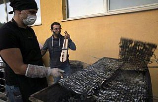 Samsun'da yurtta kalan üniversite öğrencileri...