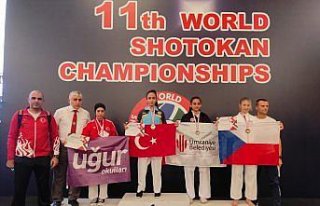Samsunlu sporculardan 11. Dünya Shotokan Şampiyonası'nda...