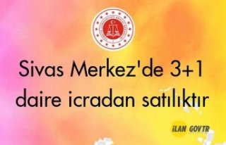 Sivas Merkez'de 3+1 daire icradan satılıktır