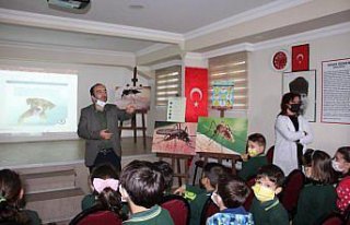 Trabzon Büyükşehir Belediyesi öğrencileri bilinçlendirmeye...