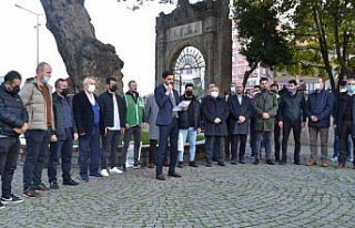 Trabzon'da Sezai Karakoç için gıyabi cenaze namazı...