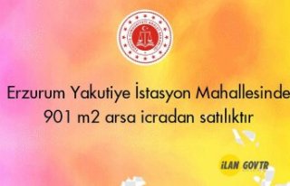 Erzurum Yakutiye İstasyon Mahallesinde 901 m² arsa...