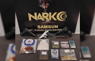 Samsun'da uyuşturucu operasyonlarında 4 şüpheli...