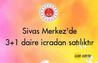 Sivas Merkez'de 3+1 daire icradan satılıktır