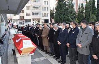 Sivas'ta kalp krizi sonucu vefat eden polis memuru...