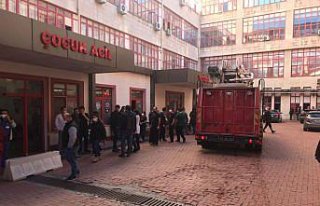 Zonguldak'ta hastanede oksijen tüpü patlaması sonucu...
