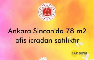 Ankara Sincan'da 78 m² ofis icradan satılıktır