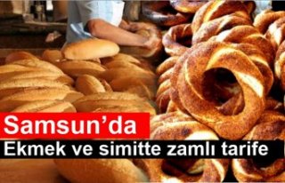 Ekmek ve simitte zamlı tarife