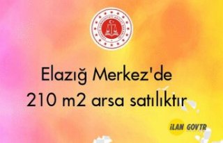 Elazığ Merkez'de 210 m² arsa mahkemeden satılıktır