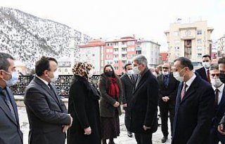 İçişleri Bakan Yardımcısı Muhterem İnce, Gümüşhane'de