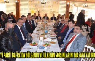İyi Parti Bafra’da Bölgenin Ve Ülkenin Sorunlarını...