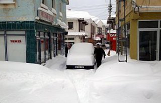 Kastamonu'nun bazı ilçelerinde kar kalınlığı...