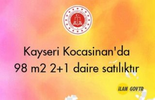 Kayseri Kocasinan'da 98 m² 2+1 daire icradan...
