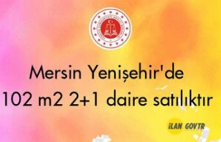 Mersin Yenişehir'de 102 m² 2+1 daire icradan...