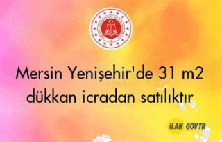 Mersin Yenişehir'de 31 m² dükkan icradan satılıktır