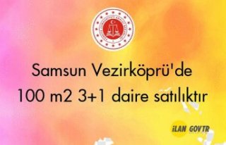 Samsun Vezirköprü'de 100 m² 3+1 daire icradan...