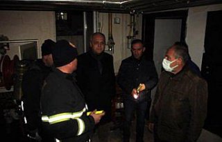 Suluova'da bir apartmanın bodrumunda piknik tüpü...