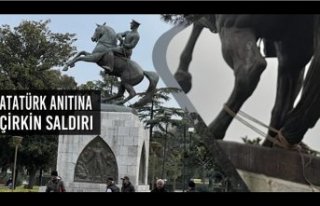 Atatürk Anıtına Çirkin Saldırı