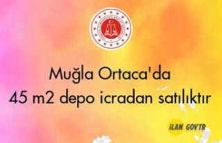 Muğla Ortaca'da 45 m² depo icradan satılıktır