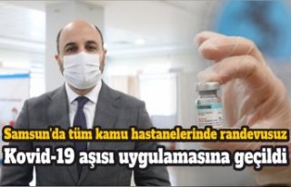 Samsun'da tüm kamu hastanelerinde randevusuz...