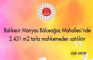 Balıkesir Manyas Bölceağaç Mahallesi'nde...