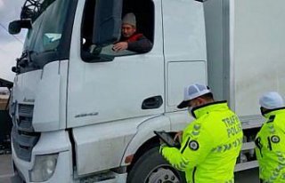 Çorum'un Alaca ilçesinde sürücüler bilgilendirildi