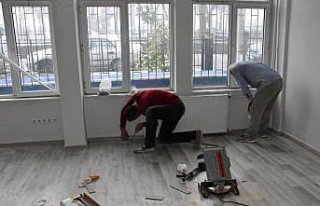 İnfaz koruma memurlarının binayı yenilemesiyle...