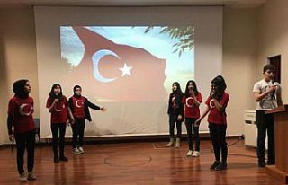 Kavak'ta İstiklal Marşı'nın kabulünün 101. yılı...