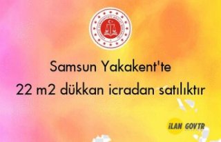 Samsun Yakakent'te 22 m² dükkan icradan satılıktır