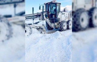 Samsun'da 25 mahallenin yolu kardan kapandı
