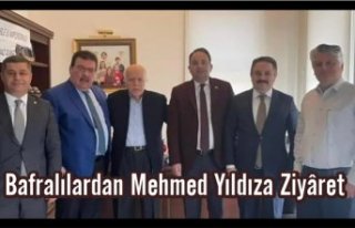 Bafralılardan Mehmed Yıldıza Ziyâret