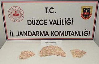 Düzce'de sahte para operasyonunda 3 kişi yakalandı
