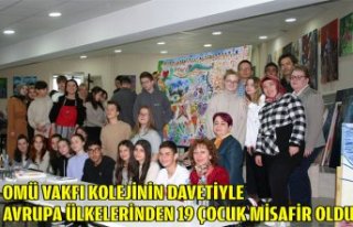 OMÜ Vakfı Kolejinin Davetiyle Avrupa Ülkelerinden...