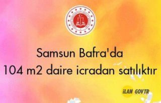 Samsun Bafra'da 104 m² daire icradan satılıktır